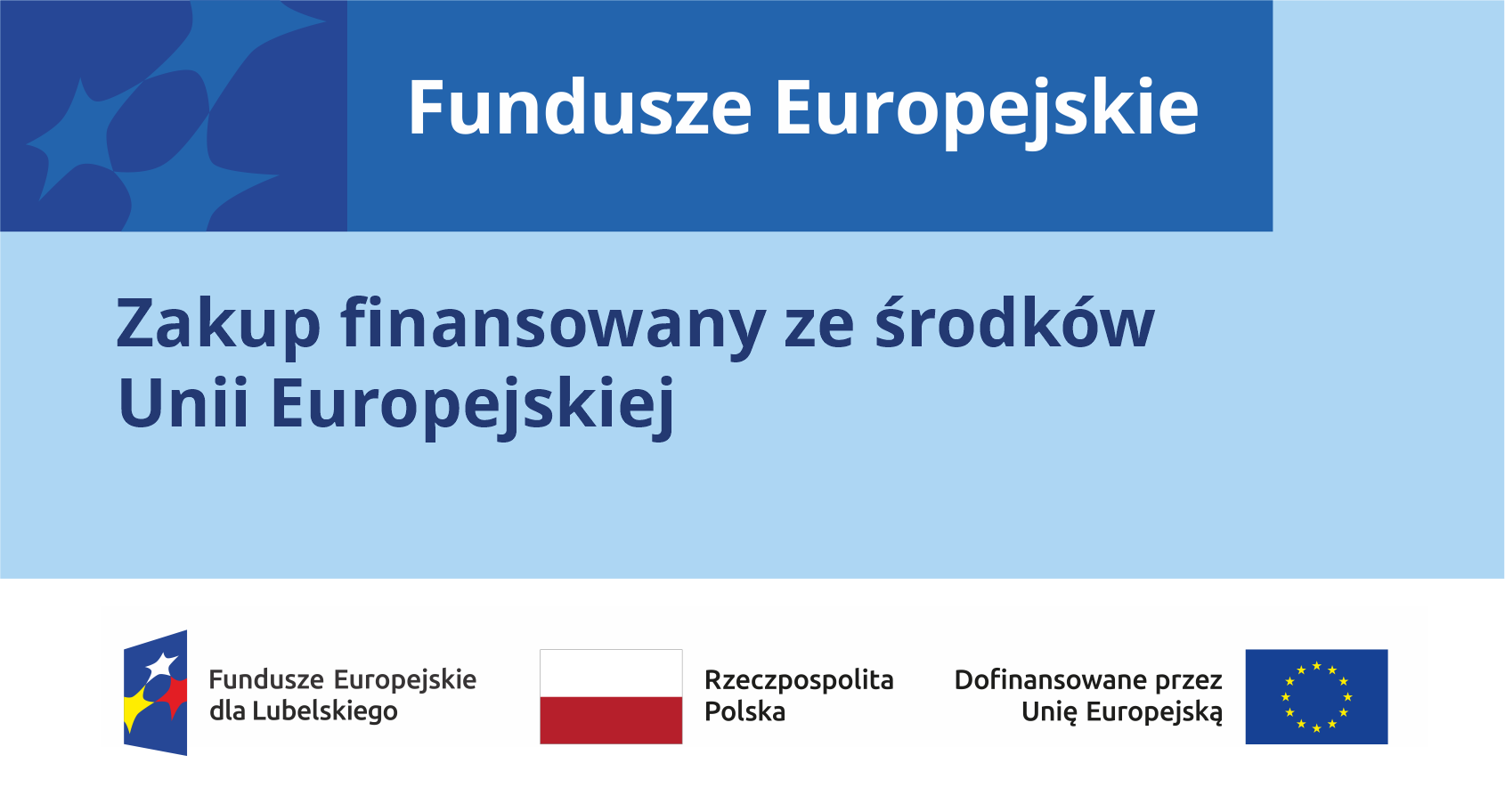 FE naklejka lubelskie finansowany